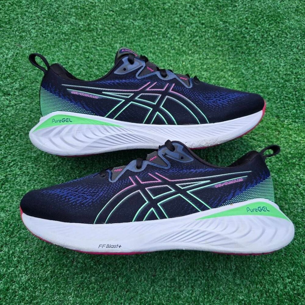 ASICS GEL-Cumulus 25 Black Pink Rave - Women's Runnig shoes - Size 10.5